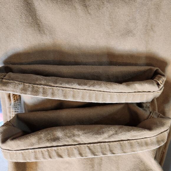 C.E. SCHMIDT WORKWEAR Tan Canvas Straight Leg Carpenter Utility Pant Men 38 x 33 - Picture 11 of 12